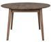 Table de salle à manger ronde extensible en Chêne marron METZ 118 -158 cm - Photo n°1
