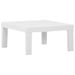 Table de salon de jardin Plastique Blanc - Photo n°1