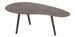 Table de salon goutte aluminium marron Vionia L 90 cm - Photo n°1