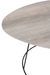 Table de salon ovale bois métal naturel Smaly L 69 cm - Photo n°2