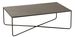 Table de salon pieds croix métal noir Lulu L 100 cm - Photo n°1
