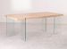 Table design bois naturel et verre trempé Rosenka 190 cm - Photo n°1