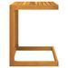 Table en forme de C 42x40x50 cm bois massif d'acacia - Photo n°5