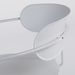 Table et 4 chaises design blanc Kuizo - Photo n°4