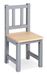 Table et chaises enfant pin massif clair et laqué gris Fenna - Photo n°4