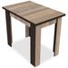 Table extensible 2 à 4 personnes bois chêne clair 90 à 120 cm Eneva - Photo n°1