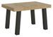 Table extensible 4 à 10 places L 130 à 234 cm bois clair et pieds métal anthracite Bidy - Photo n°1