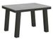 Table extensible 6 à 10 places L 120 à 224 cm gris béton et cadre métal anthracite Bidy - Photo n°1