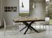Table extensible bois clair et cadre anthracite 160/264 cm Klass - Photo n°2