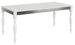 Table extensible 6 à 12 places L 160 à 264 cm bois blanc Romencia - Photo n°1