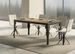 Table extensible 6 à 12 places L 160 à 264 cm bois naturel et pieds gris foncé Patone - Photo n°4