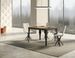 Table extensible 6 à 16 places L 120 à 380 cm bois naturel et pieds gris foncé Patone - Photo n°4