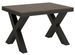 Table extensible 6 à 16 places L 120 à 380 cm bois noyer et cadre métal gris foncé Tsara - Photo n°1