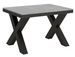 Table extensible 6 à 16 places L 120 à 380 cm gris béton et cadre métal gris foncé Tsara - Photo n°1