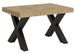 Table extensible 6 à 18 places L 130 à 390 cm bois clair et pieds métal gris foncé Fario - Photo n°1