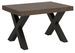 Table extensible 6 à 18 places L 130 à 390 cm bois noyer et pieds métal gris foncé Tsara - Photo n°1
