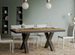 Table extensible 6 à 18 places L 160 à 420 cm bois clair et cadre métal gris foncé Tsara - Photo n°2