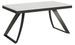 Table extensible avec pieds acier anthracite incurvés Volta evolution - Photo n°1