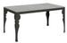 Table extensible pieds acier anthracite Torza evolution - Photo n°1
