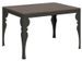 Table extensible pieds acier anthracite Torza evolution - Photo n°1