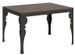 Table extensible avec pieds acier anthracite style orientale Torza evolution - Photo n°1