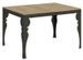 Table extensible avec pieds acier anthracite style orientale Torza evolution - Photo n°1