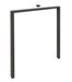 Table extensible bois pieds bois et acier anthracite Liva - Photo n°5