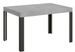 Table extensible bois avec 4 pieds bois et acier anthracite Liva - Photo n°1