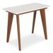 Table extensible bois blanc et pieds métal Flavo - Photo n°1