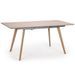 Table extensible bois chêne clair Kim 120-160 cm - Photo n°2