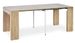 Table extensible bois chêne clair Kino 42 à 197 cm - 10 personnes - Photo n°1