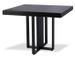 Table extensible bois et pieds métal noir Tessa 90/240 cm - Photo n°1
