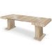 Table extensible chêne clair 100-250 cm Mutsila - Photo n°3