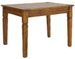 Table extensible de 120 cm en bois d'acacia massif finition rustique marron Kastela 120/160/200 cm - Photo n°1
