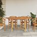Table extensible de jardin 110-160x80x75 cm bois de teck solide - Photo n°2
