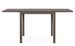Table extensible de jardin aluminium marron Paga L 83/166 cm - Photo n°6