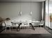 Table extensible design 8 à 20 personnes frêne blanc et pieds métal incurvés anthracite L 180 à 440 cm Volta - Photo n°4