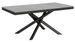 Table extensible design pieds arrondis entrelacés anthracite Zeus evolution - Photo n°1