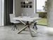 Table extensible design avec pieds entrelacés 4 couleurs Artemis - Photo n°5