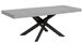 Table extensible pieds entrelacés anthracite Artemis - Photo n°1