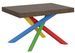 Table extensible design avec pieds entrelacés multicouleurs Artemis - Photo n°1