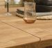 Table extensible en bois de chêne massif Osword 140 à 180 cm - Photo n°6