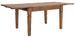 Table extensible en bois massif d'acacia marron CHATEAUX 200/245/290 cm - Photo n°1