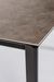 Table extensible en céramique marron et acier noir Kerry 160/220 cm - Photo n°9