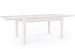 Table extensible KOLITA – Bois massif blanc patiné 150/195/240 cm - Photo n°1