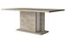 Table extensible laqué blanc mat et bois chiné 180-245 cm Baite - Photo n°1