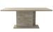 Table extensible laqué blanc mat et bois chiné 180-245 cm Baite - Photo n°2
