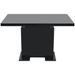 Table extensible noir brillant Kama 120-150 cm - Photo n°5