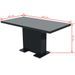 Table extensible noir brillant Kama 120-150 cm - Photo n°7