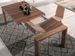 Table extensible rectangulaire bois plaqué noyer Koza 160/210/260 cm - Photo n°3